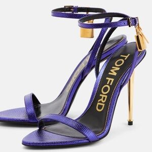 Tom Ford - Padlock leather sandals 37.5